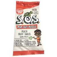 Earth & Co S.O.S. Pop-Out-Puzzle Fruit Snack - Peach 